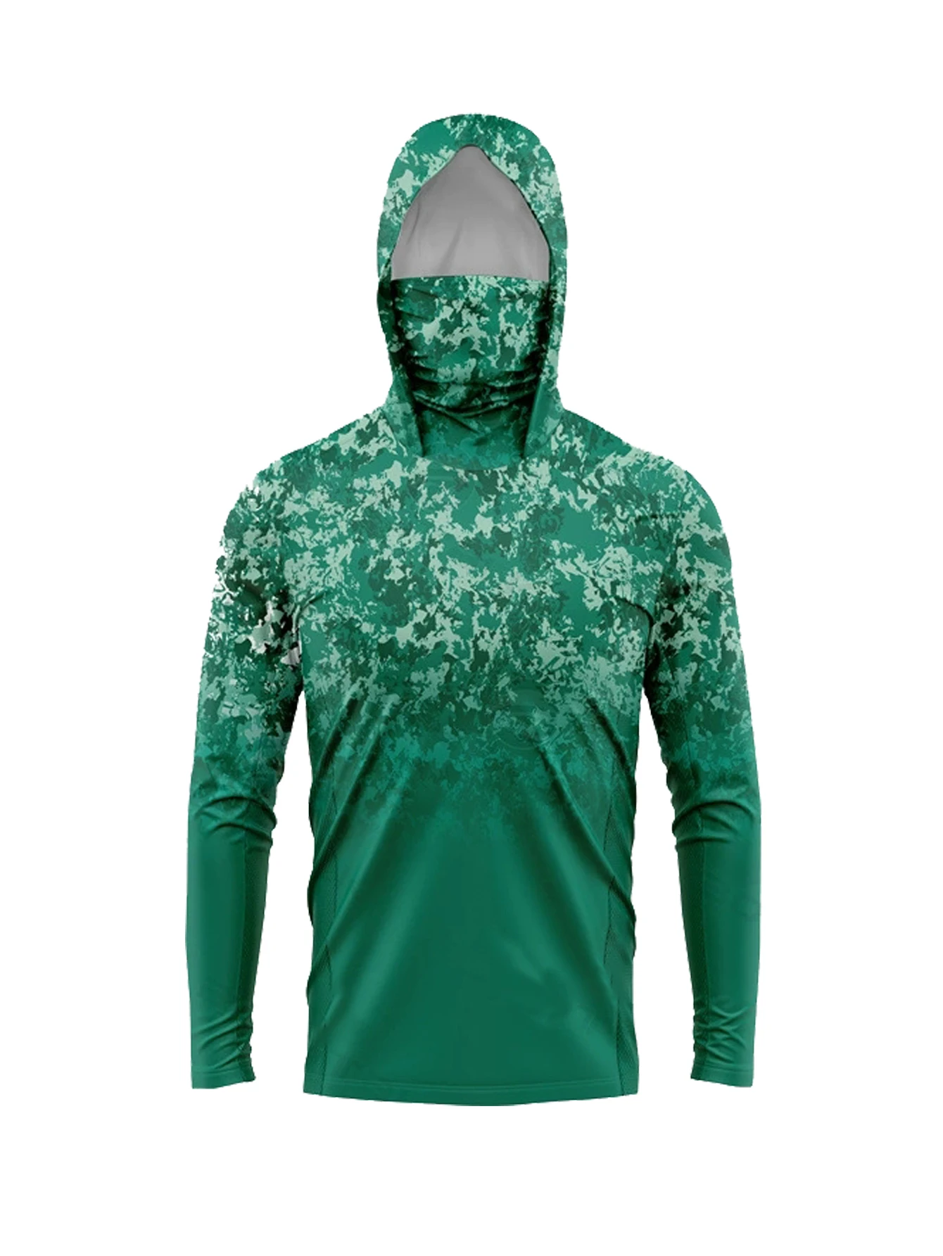 Outdoor Hunting Prints - Men UPF50+ Sun Protection Fishing Hoodie