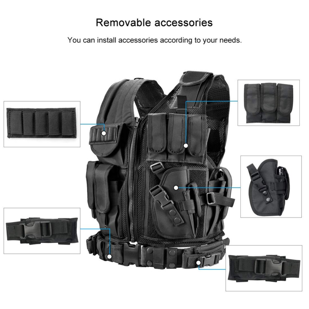 Adjustable Molle Tactical Vest - огляд і ціна Hunting Outdoor Game