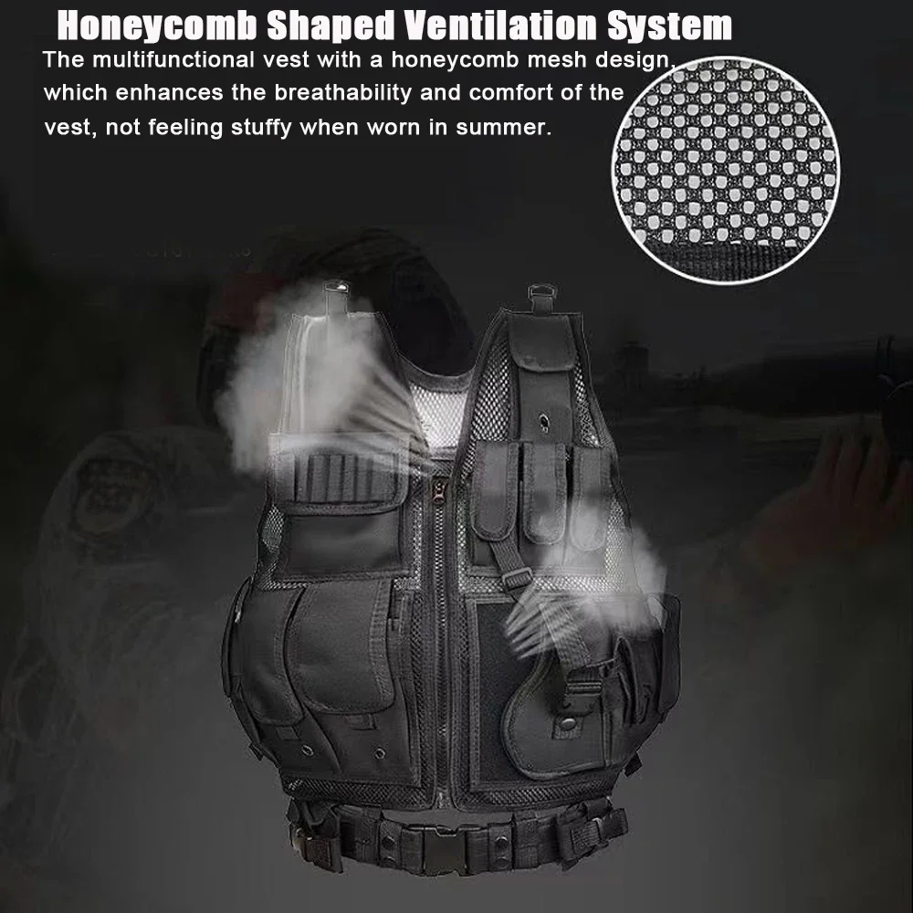 Adjustable Molle Tactical Vest - огляд і ціна Hunting Outdoor Game