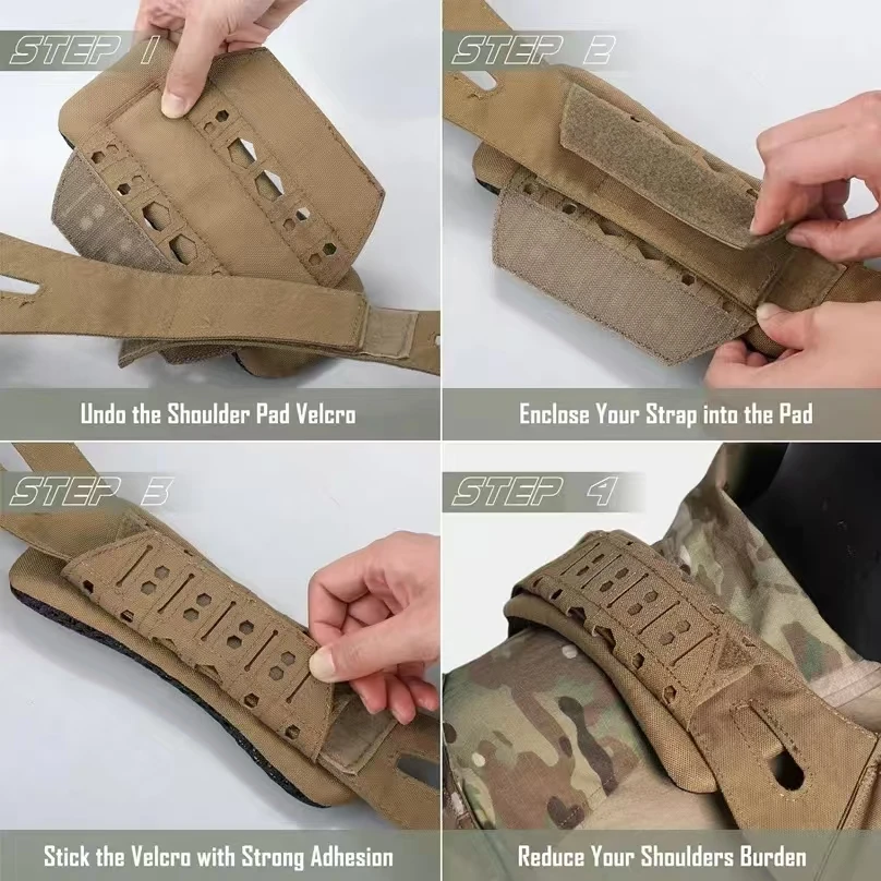 2PCS Tactical Shoulder Pad Bre - огляд і ціна Camo Face Paint