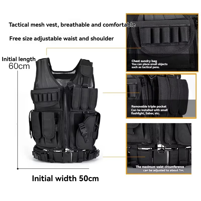 Adjustable Breathable Grid Tac - огляд і ціна Hunting Outdoor Game