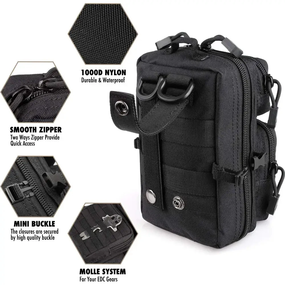 Mini Molle Utility Pouch, EDC  - огляд і ціна Outdoor Hunting Gear Storage