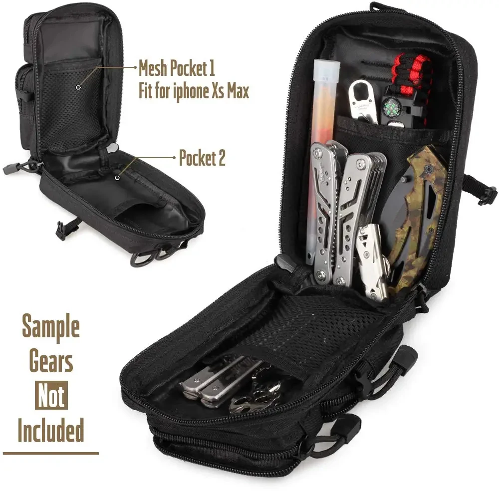 Mini Molle Utility Pouch, EDC  - огляд і ціна Outdoor Hunting Gear Storage