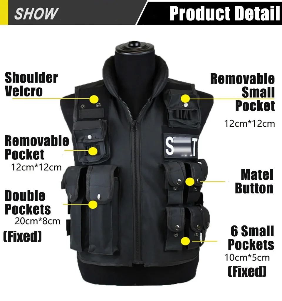 Multi Pockets Tactical Vest Hu - огляд і ціна Hunting Outdoor Game