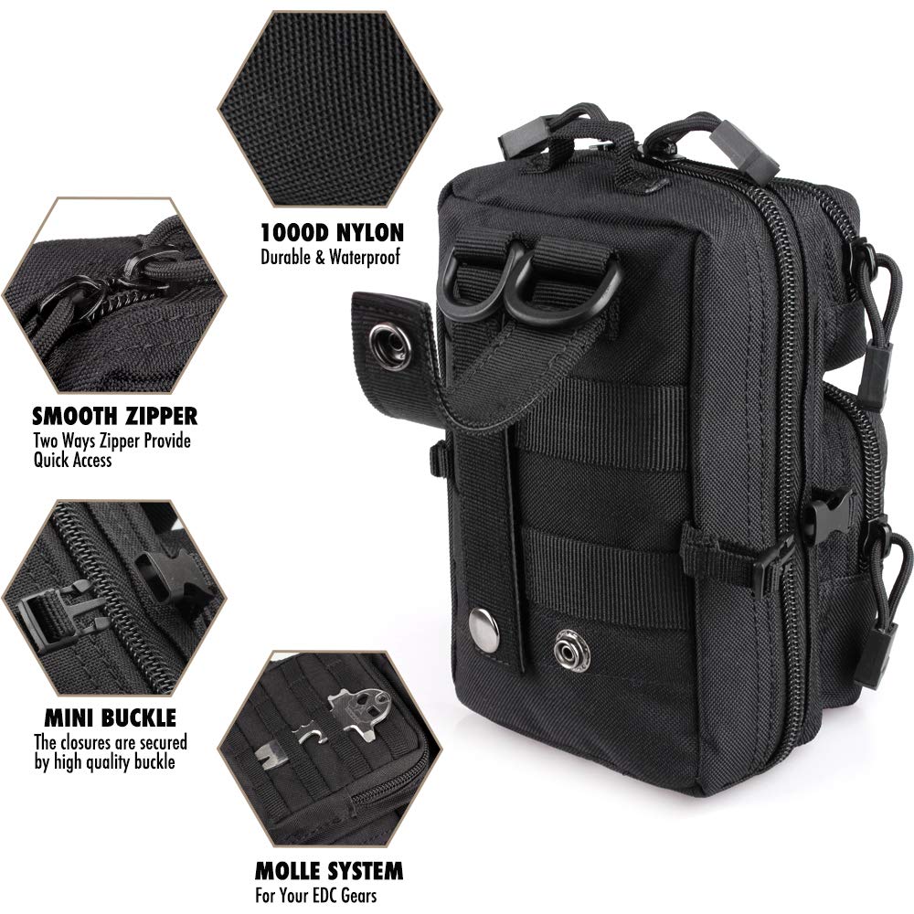 Mini Molle Utility Pouch, EDC  - огляд і ціна Outdoor Hunting Gear Storage