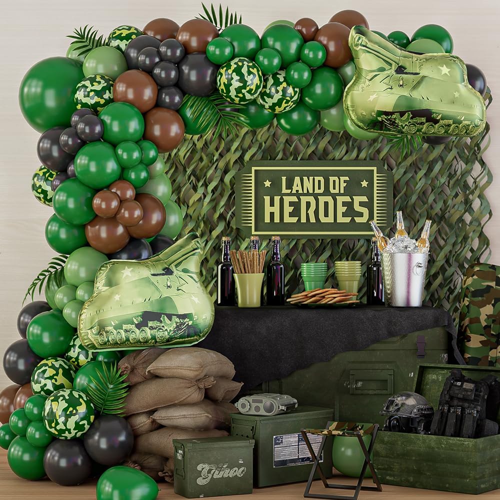 115/119pcs Green Camouflage Ba - огляд і ціна Hunting And Camping In Jungle